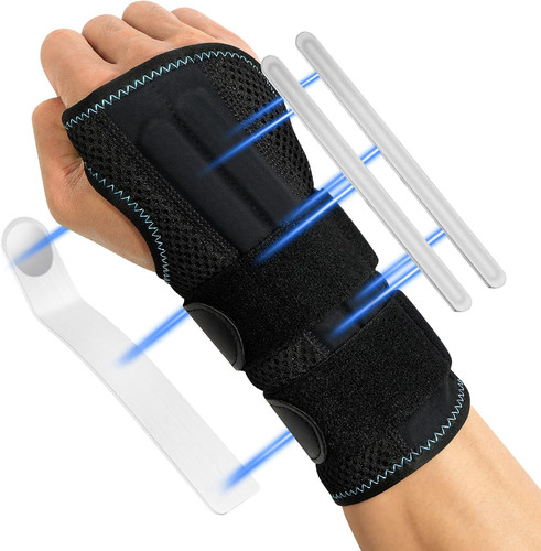 Wrist support brace with - brace,