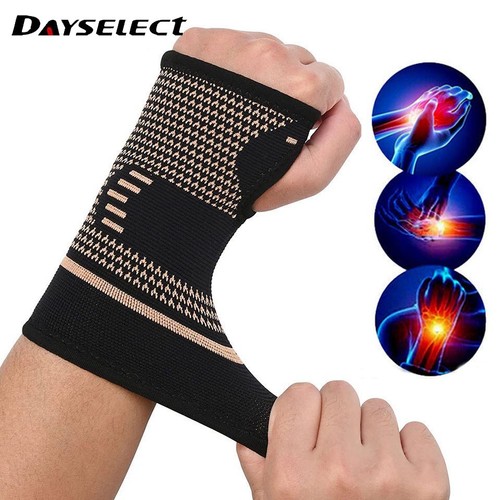 Copper wrist hand brace - wrist,