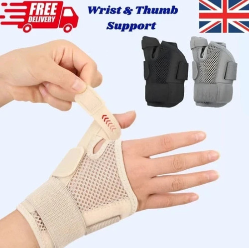 Wrist thumb support brace - wrist, for