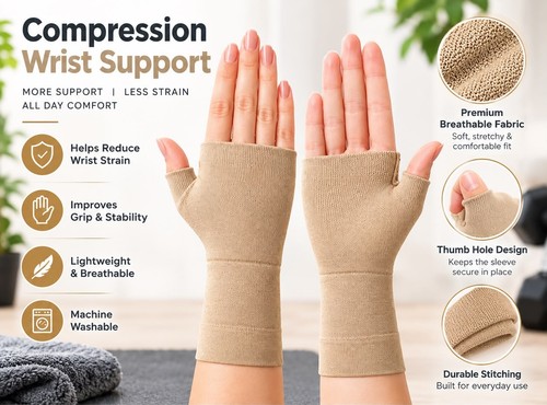 Wrist and thumb support - and, for